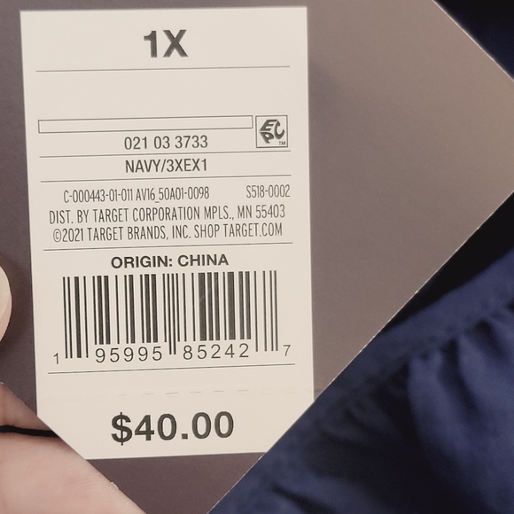 Ava & Viv Sleeveless Colorblock Tiered dress - Picture 11 of 12